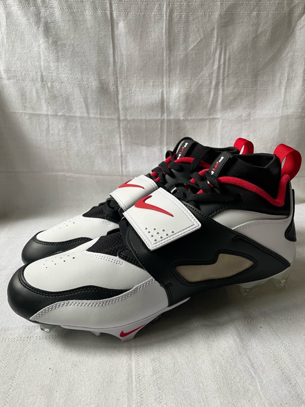 Nike Diamond Turf 93 TD Cleats 49ers Deion Sanders Size 11.5 HF5298-100 Football